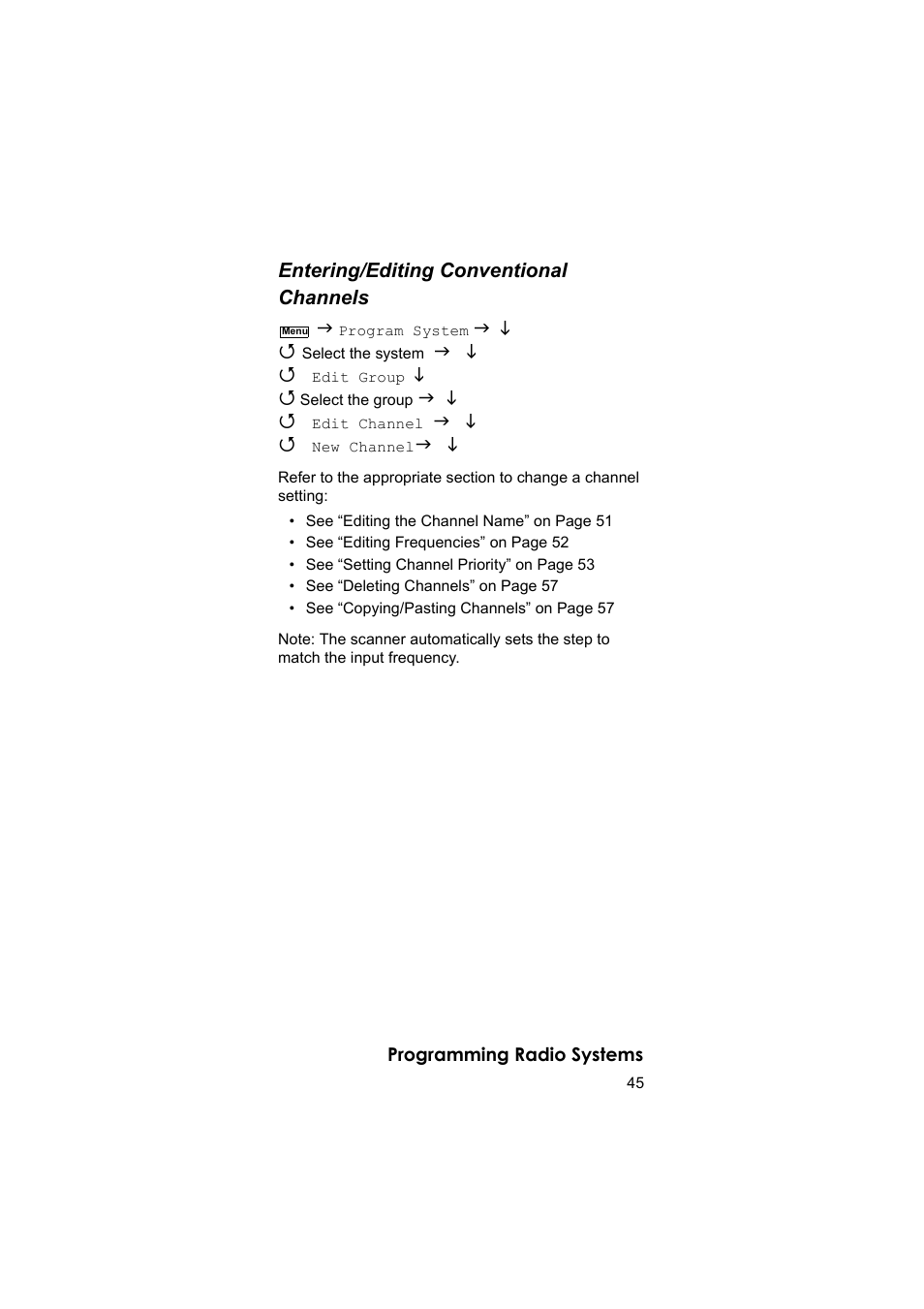 Uniden BEARCAT UBC3500XLT User Manual | Page 45 / 94