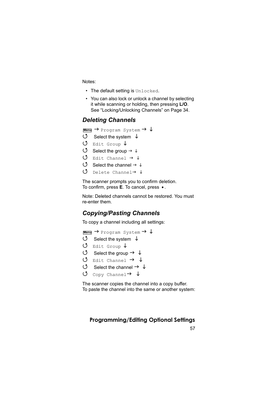 Uniden BEARCAT UBC3500XLT User Manual | Page 57 / 94