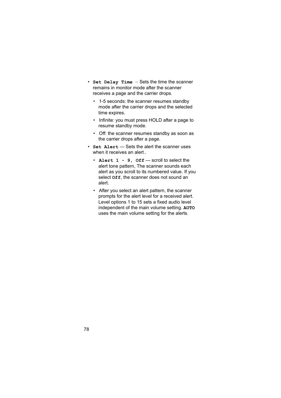 Uniden BEARCAT UBC3500XLT User Manual | Page 78 / 94