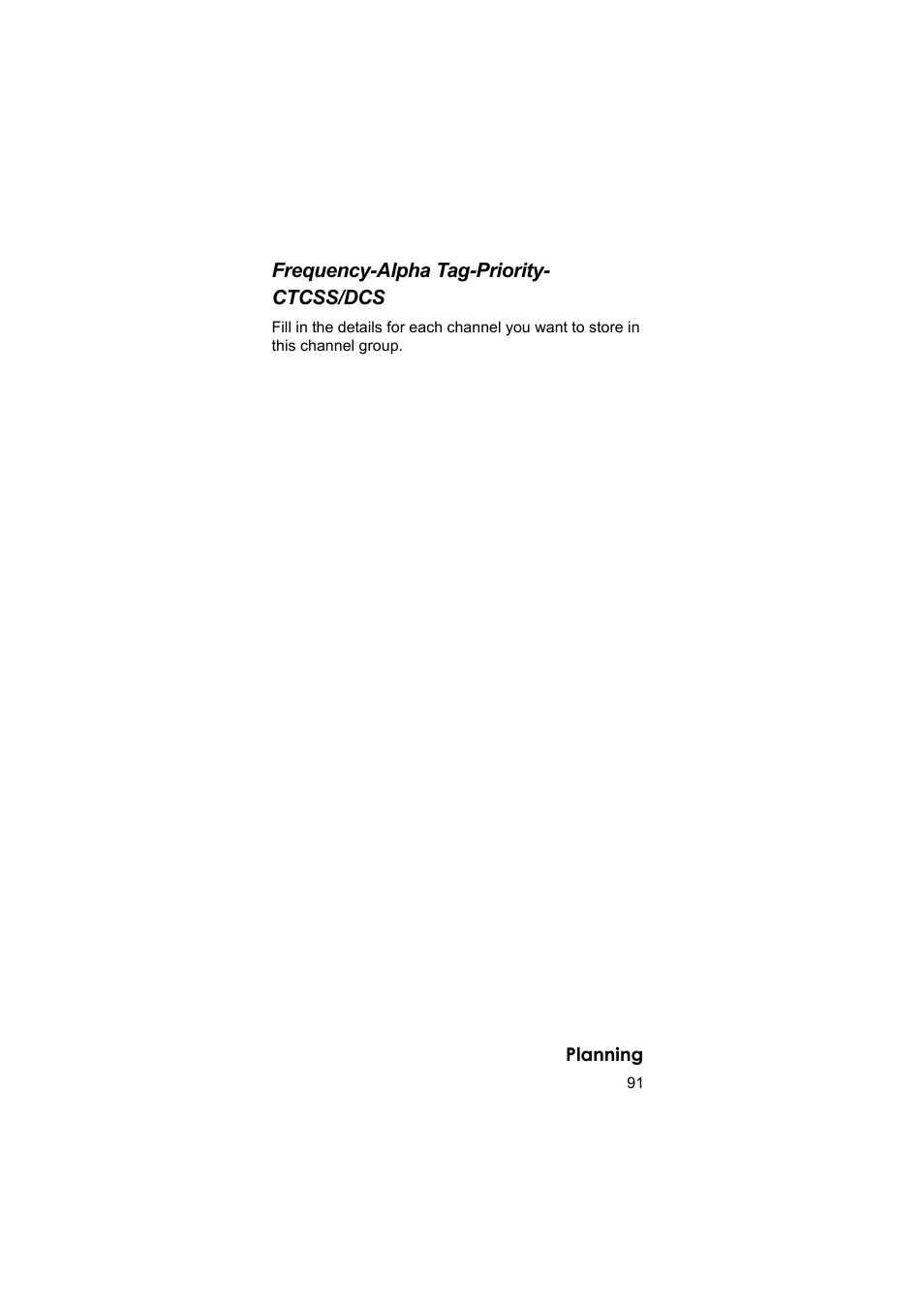 Uniden BEARCAT UBC3500XLT User Manual | Page 91 / 94