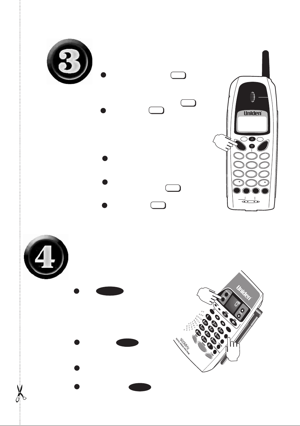 Setting up the answering system, Making a call, Answering a call | Quick start guide | Uniden 2155 User Manual | Page 5 / 32