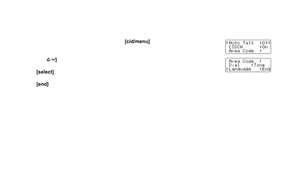 Setting the language | Uniden EXI4560 User Manual | Page 19 / 48