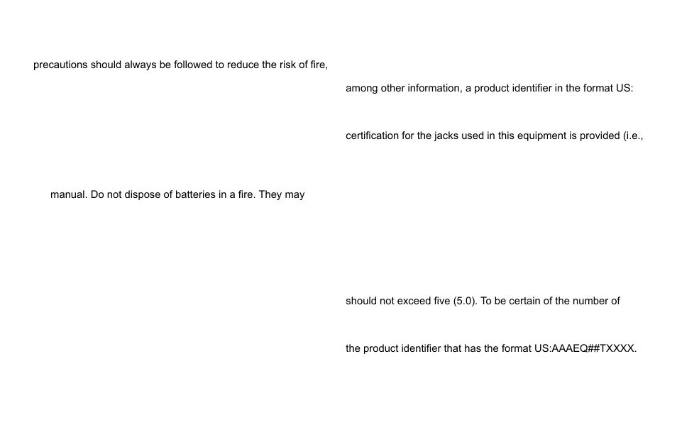 Caution, The fcc wants you to know, Important safety instructions | Save these instructions | Uniden EXI4560 User Manual | Page 40 / 48