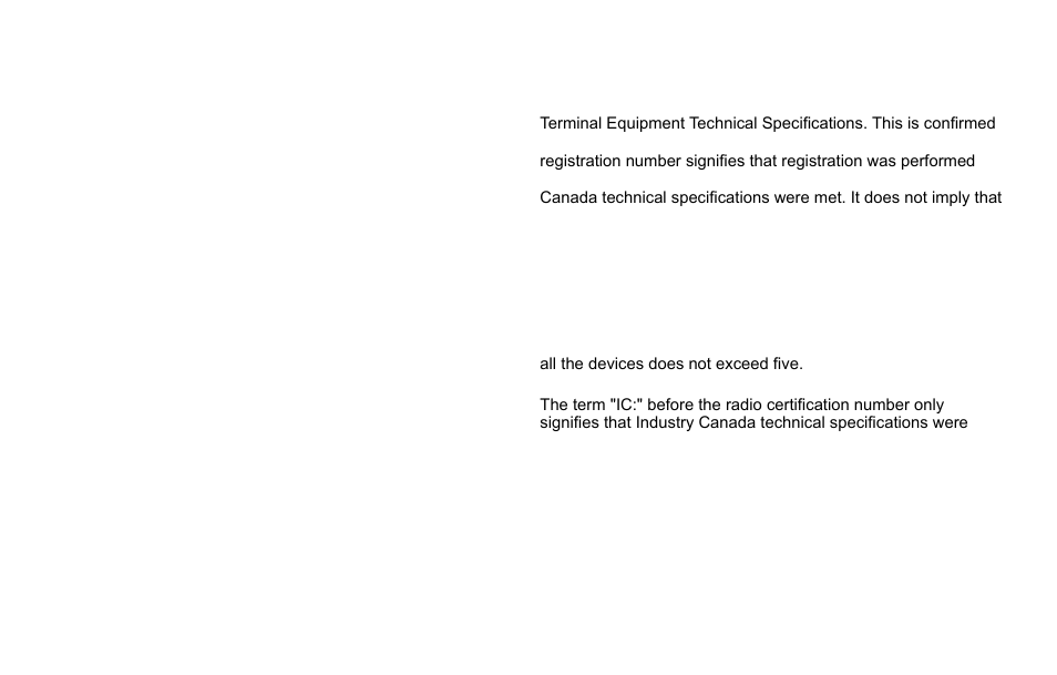 Cordless telephone privacy, I.c. notice, Terminal equipment | Radio equipment | Uniden EXI4560 User Manual | Page 42 / 48