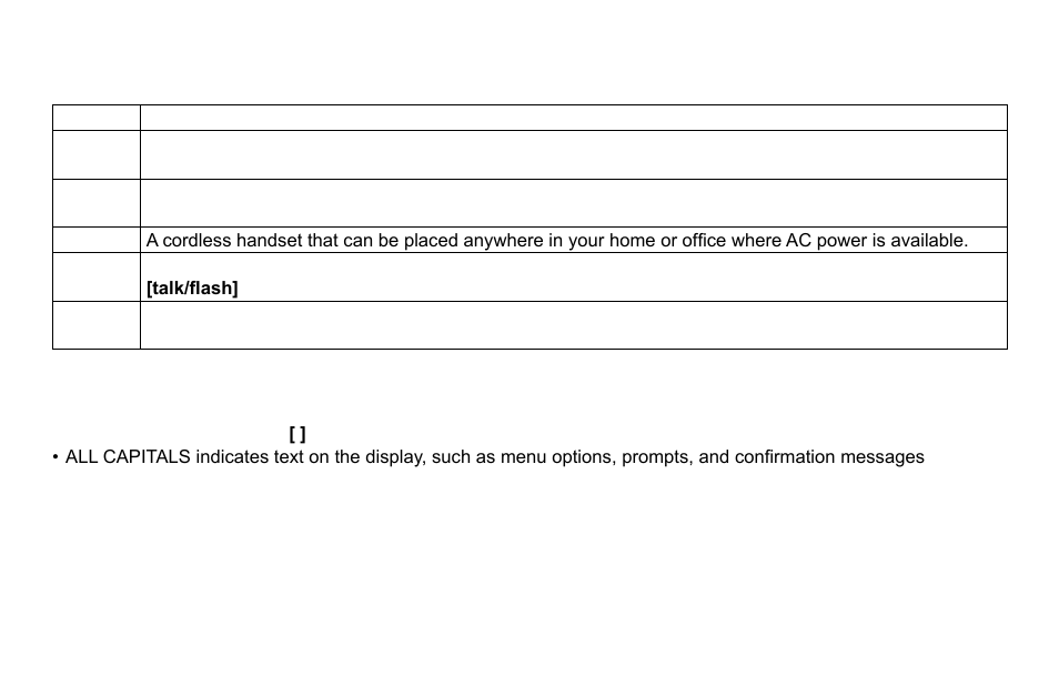 Terminology/manual conventions, Terminology, Manual conventions | Uniden EXI4560 User Manual | Page 6 / 48
