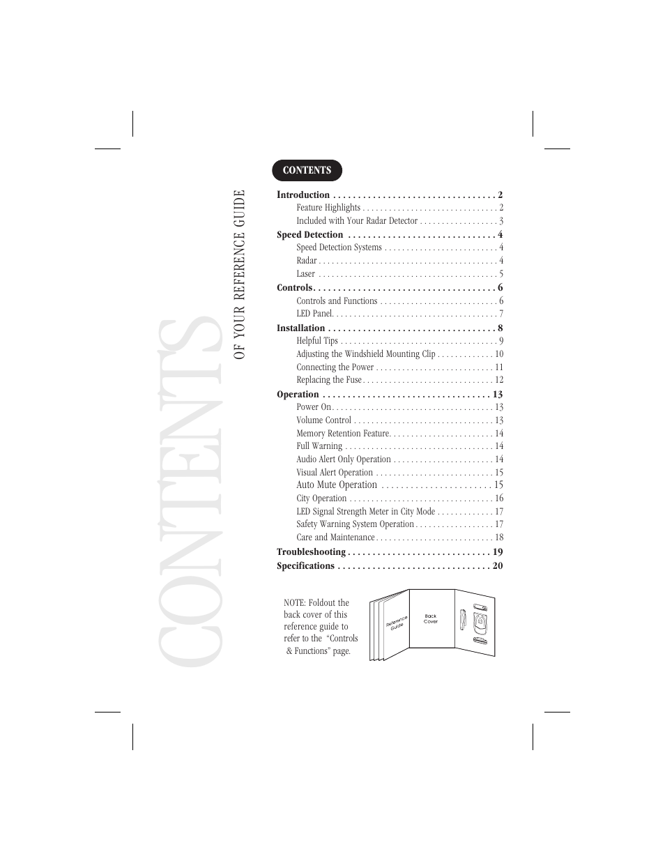 Uniden LRD 6250SWS User Manual | Page 3 / 23