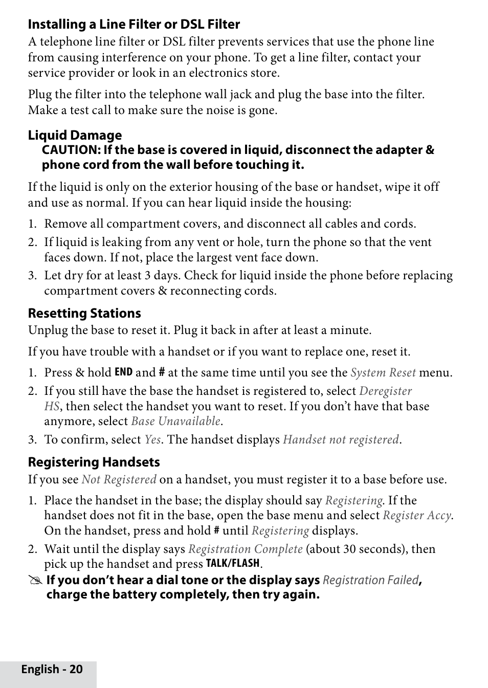 Uniden D1685 User Manual | Page 20 / 24