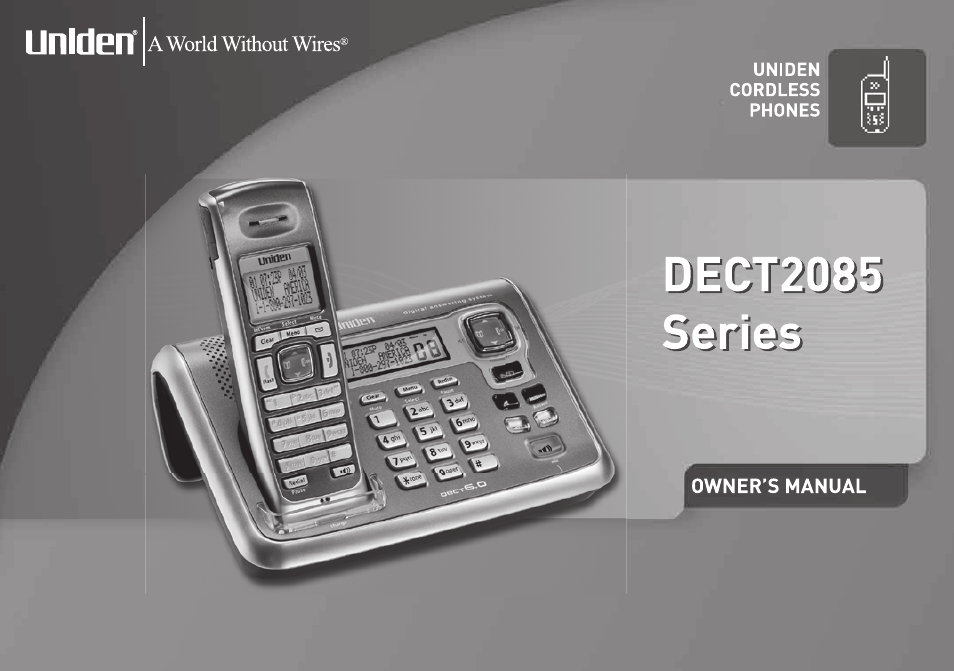 Uniden DECT2085 User Manual | 72 pages