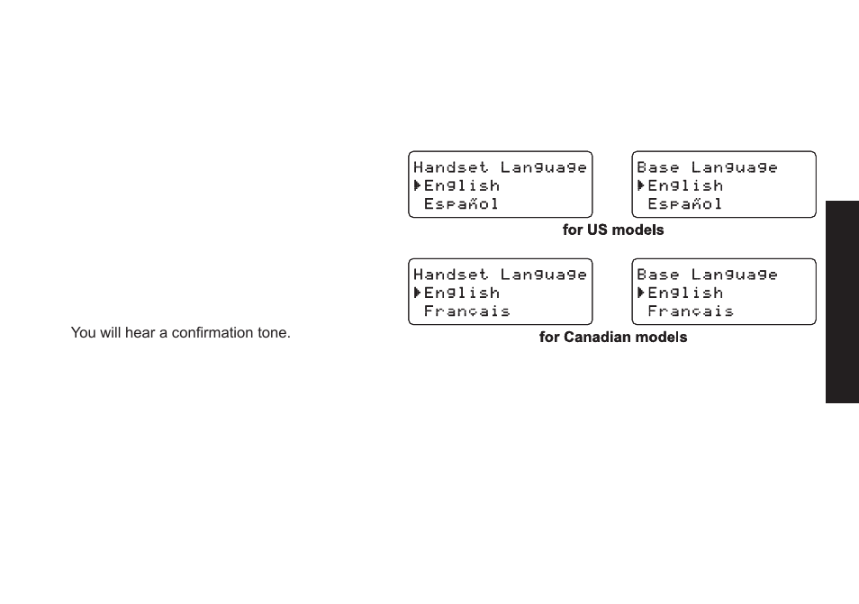 Basic setup, Selecting a language, Selecting.a.language | Uniden DECT2085 User Manual | Page 21 / 72