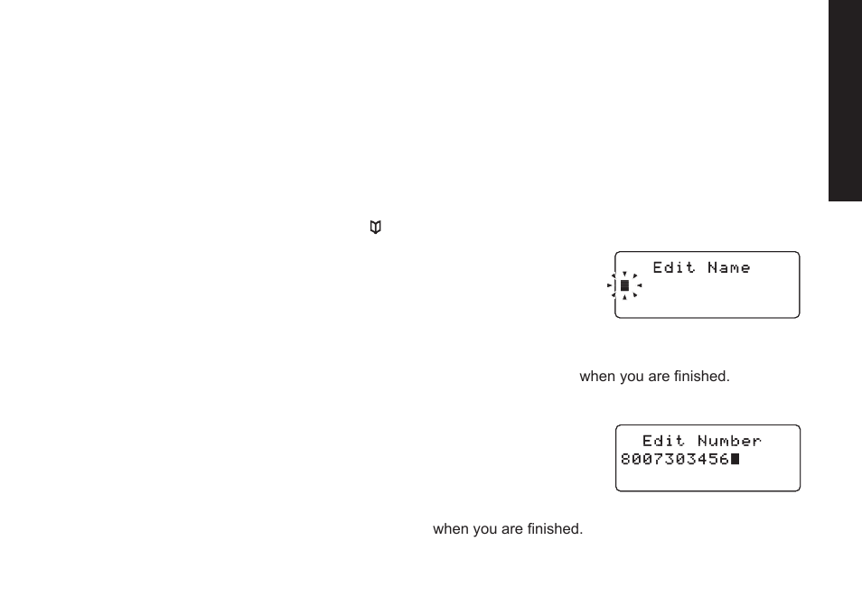 Setting up the phonebook, Creating phonebook entries, Creating.phonebook.entries | Uniden DECT2085 User Manual | Page 27 / 72