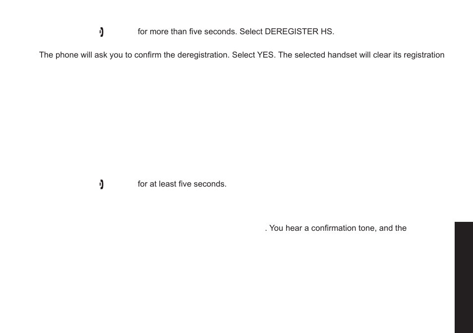 Resetting the handset without the base, Resetting.the.handset.without.the.base | Uniden DECT2085 User Manual | Page 59 / 72