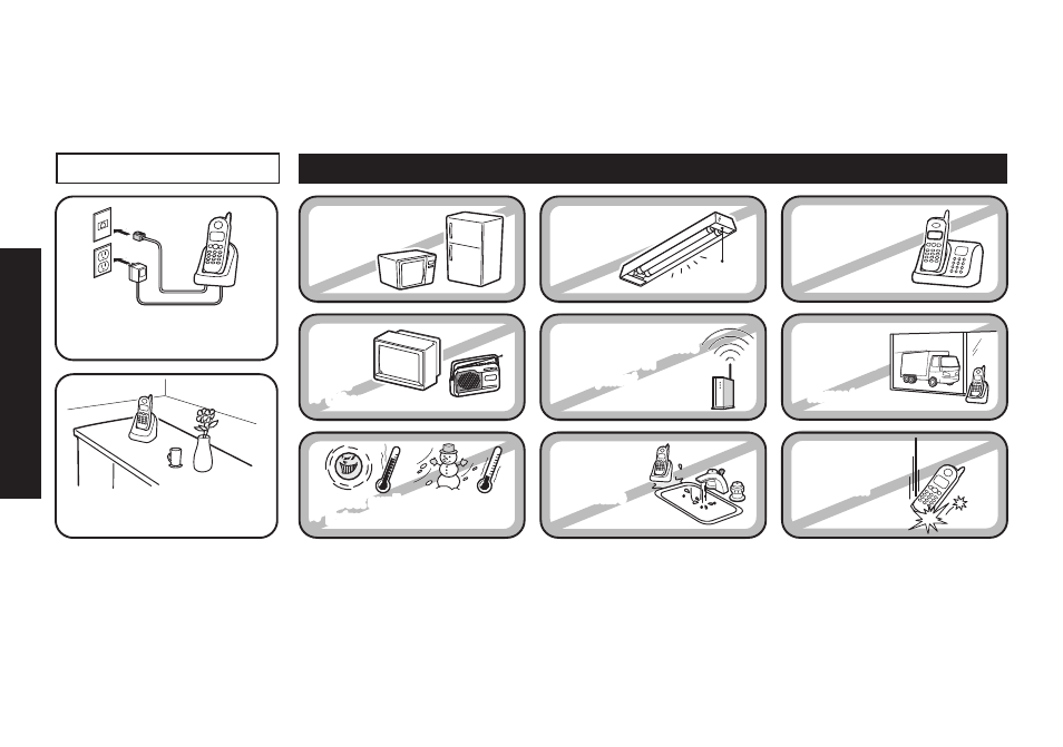 Installing the phone, Choosing the best location, Choosing.the.best.location | Uniden DECT2085 User Manual | Page 6 / 72