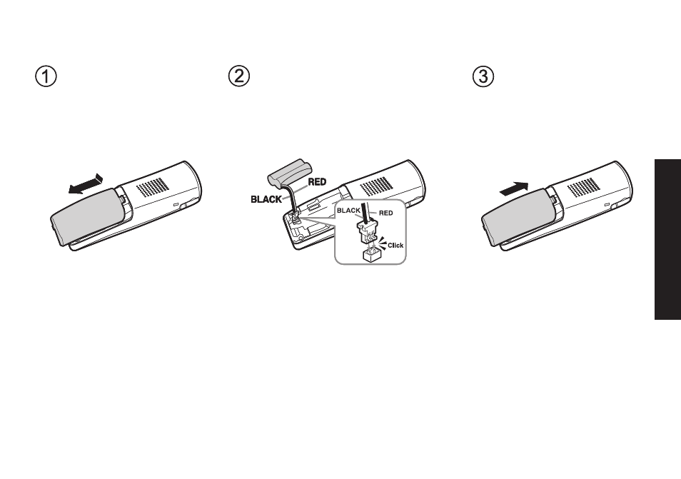 Installing the battery, Installing.the.battery | Uniden DECT2085 User Manual | Page 7 / 72