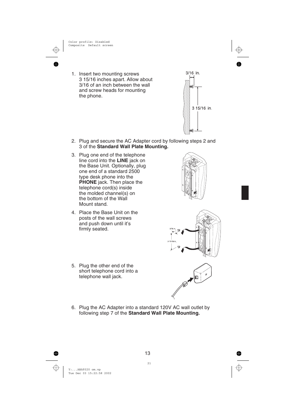 Uniden ANA9320 User Manual | Page 19 / 41