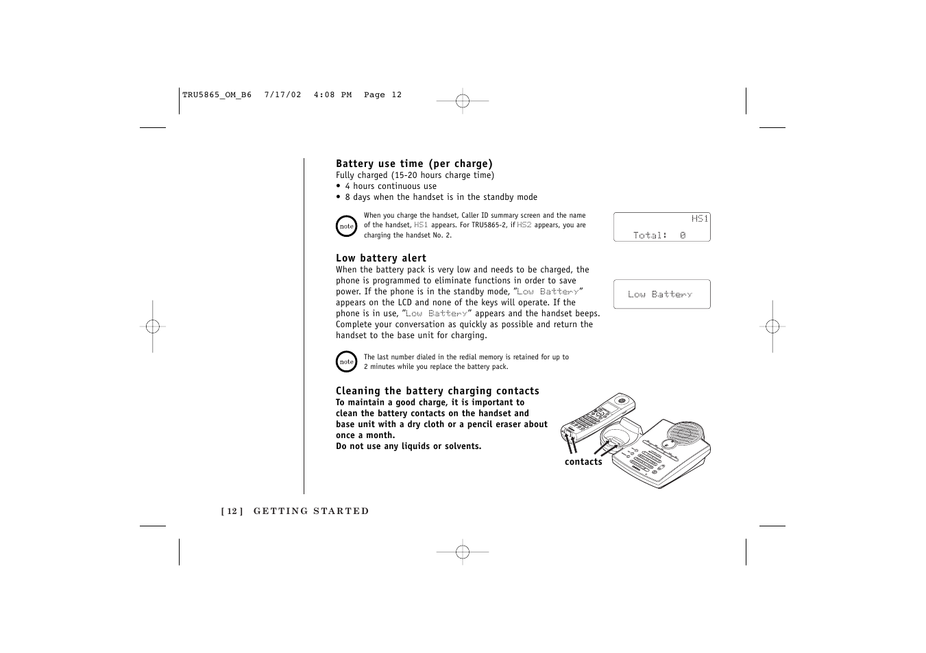Uniden Cordless Telephon User Manual | Page 13 / 57