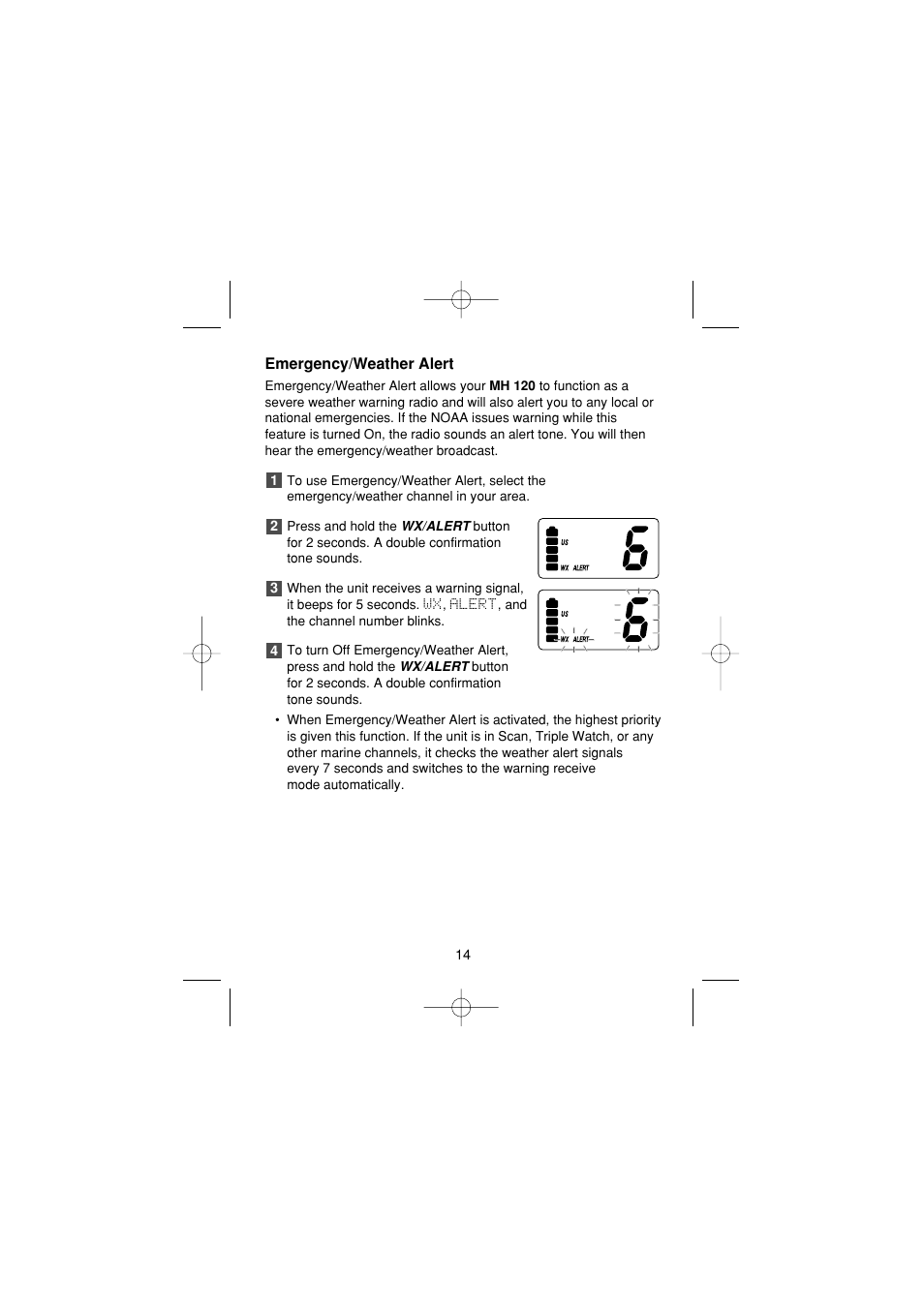 Uniden MH120 User Manual | Page 16 / 32