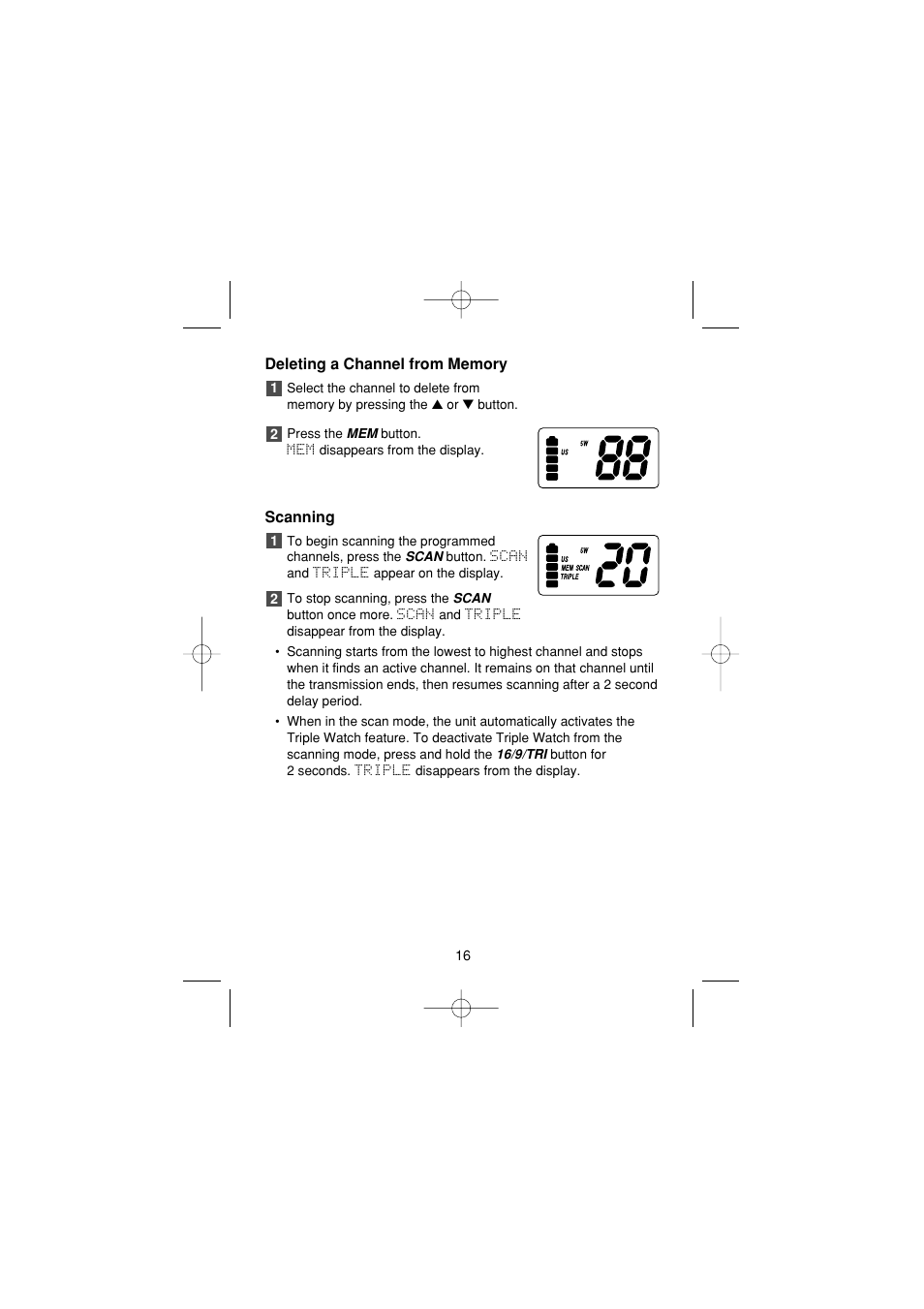 Uniden MH120 User Manual | Page 18 / 32