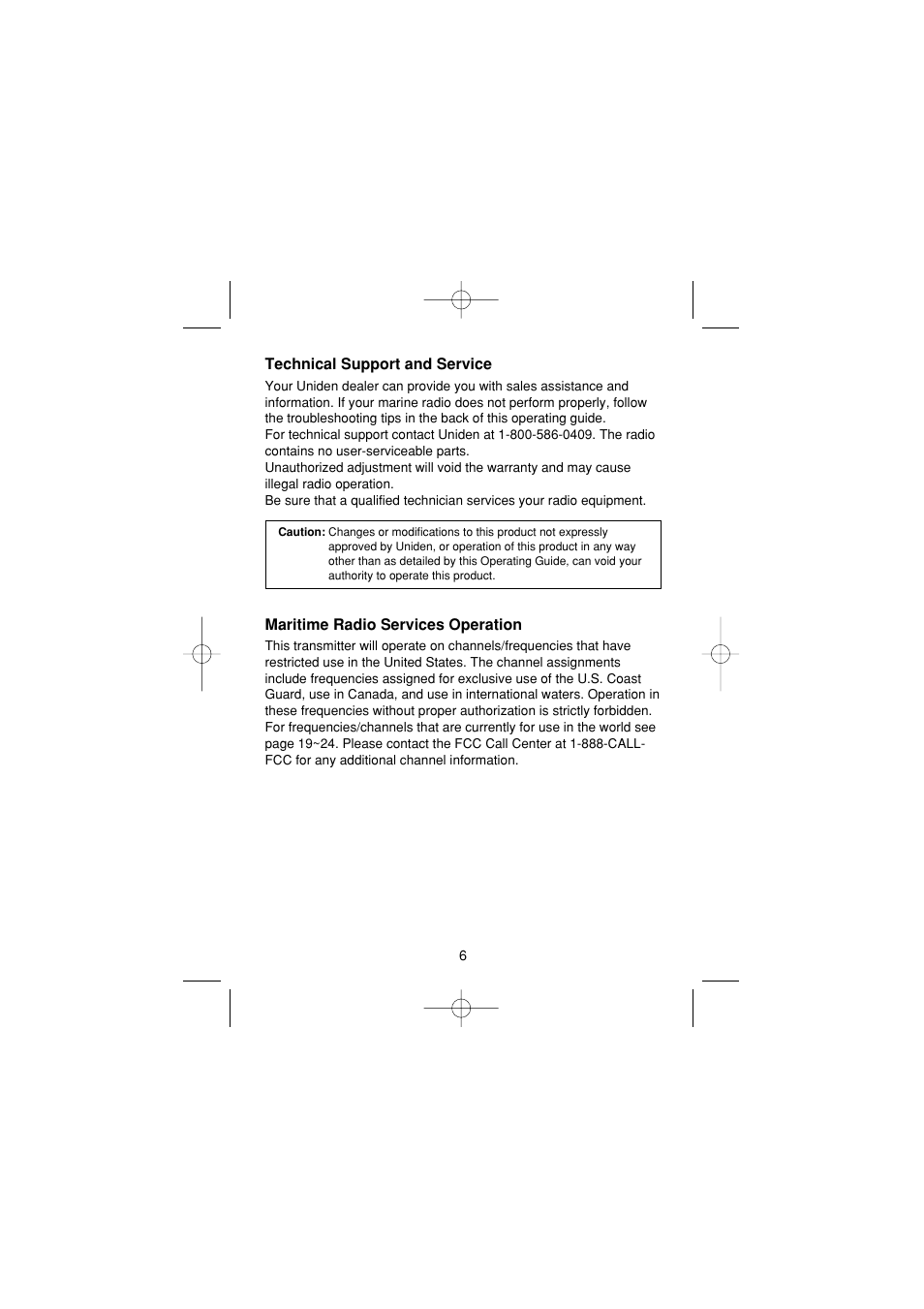 Uniden MH120 User Manual | Page 8 / 32