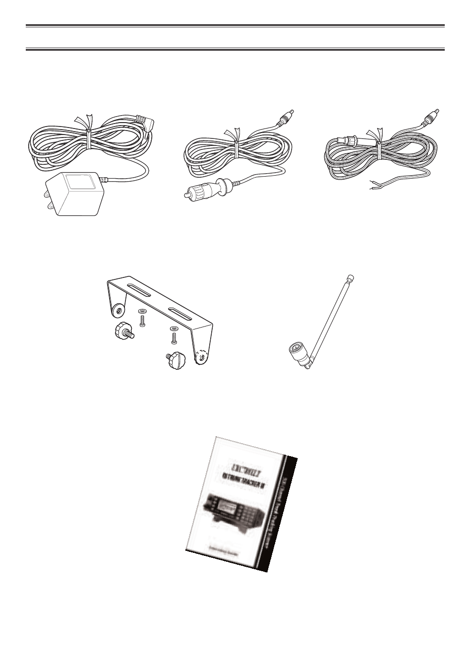 Included with your scanner package | Uniden UBC780XLT User Manual | Page 14 / 92