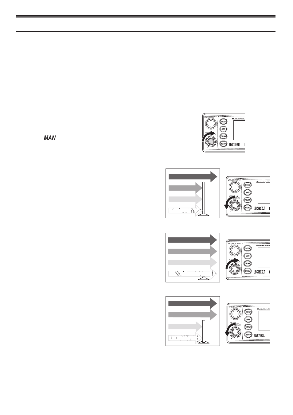 Basic operation, Turn the scanner on, Setting the squelch | Uniden UBC780XLT User Manual | Page 20 / 92