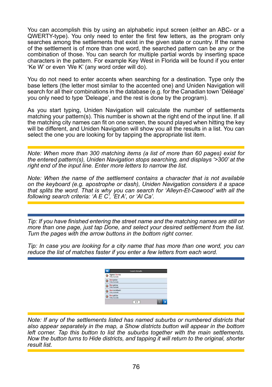 Uniden GNS8435 User Manual | Page 104 / 120