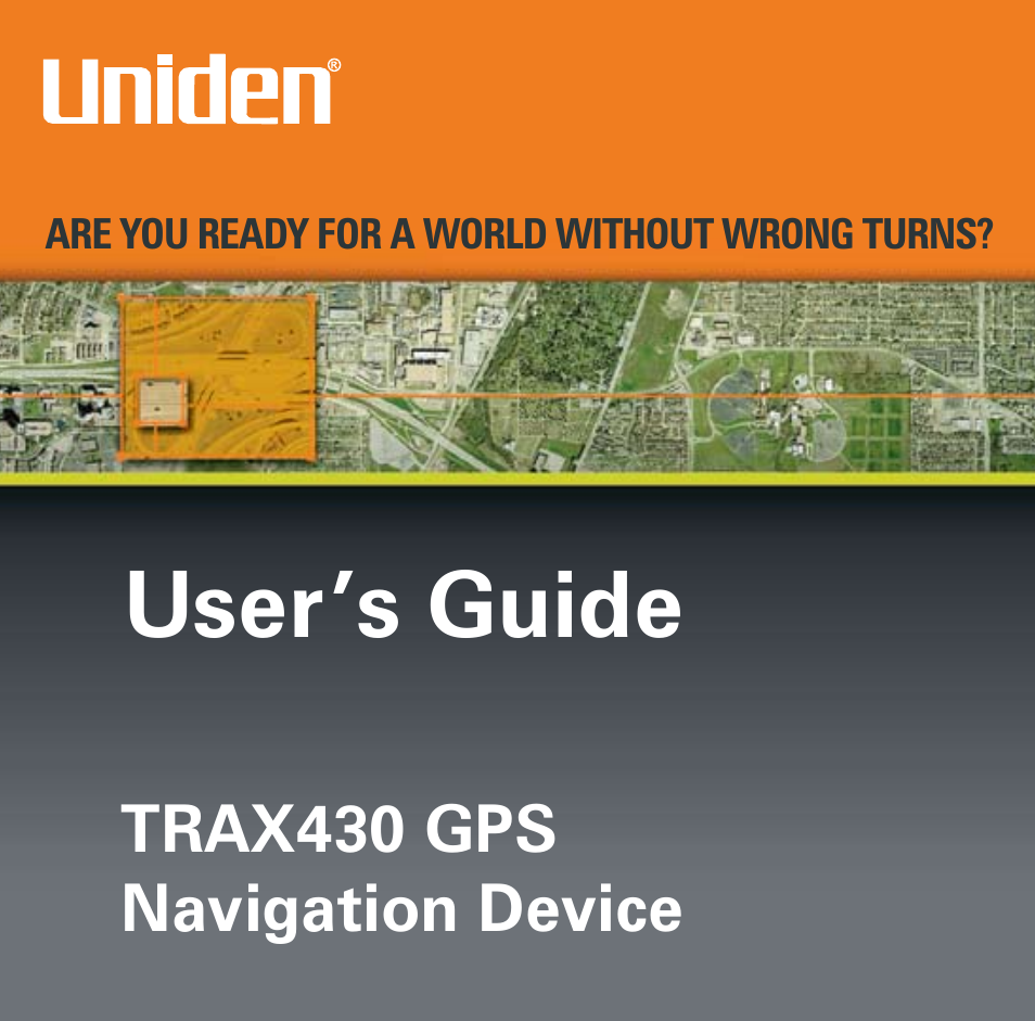 Uniden TRAX430 User Manual | 84 pages