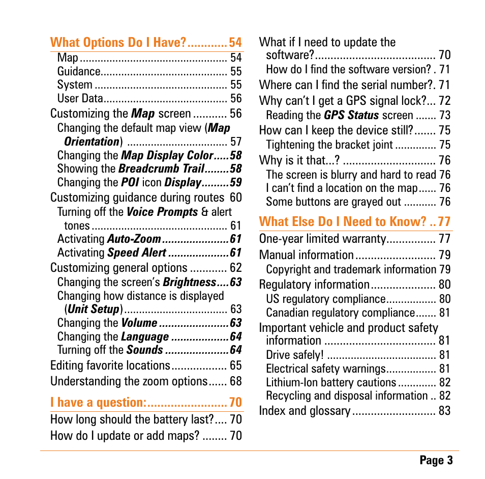 Uniden TRAX430 User Manual | Page 3 / 84