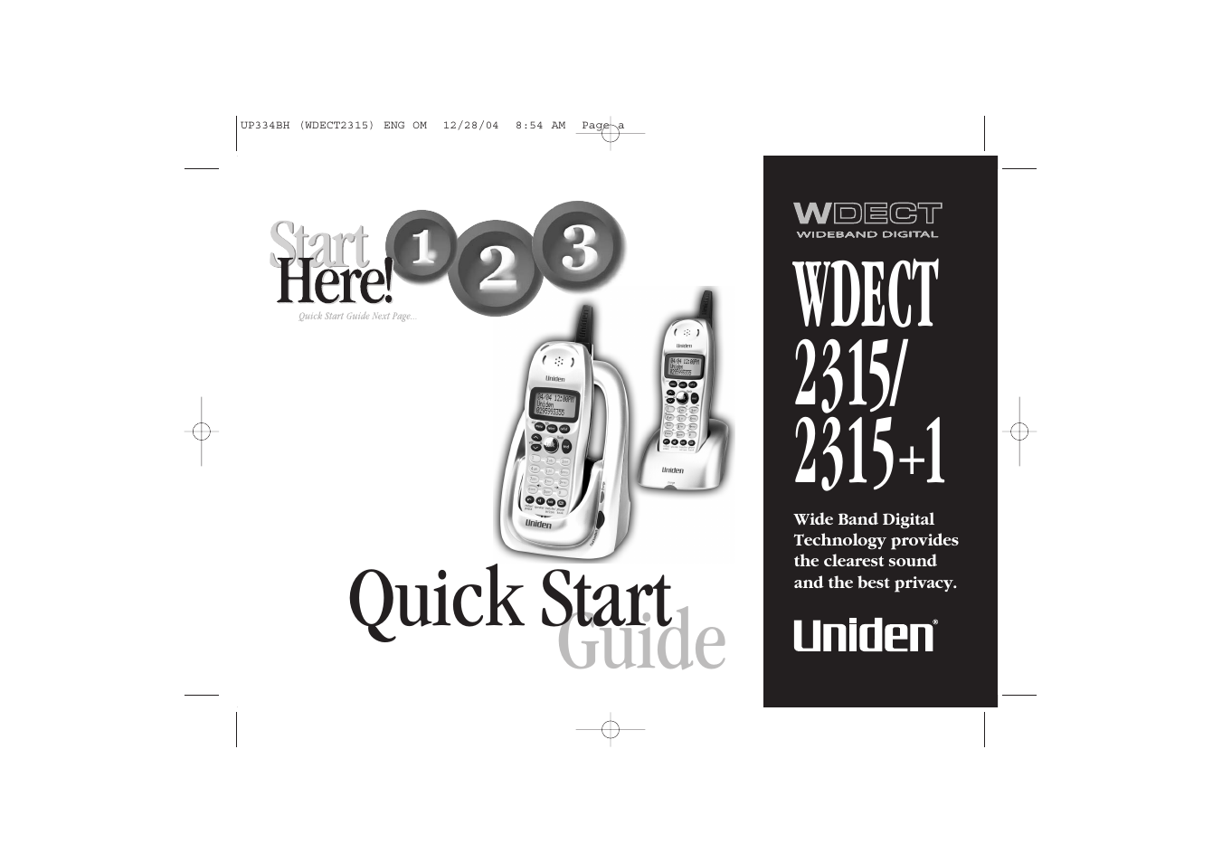 Uniden 2315 User Manual | 60 pages