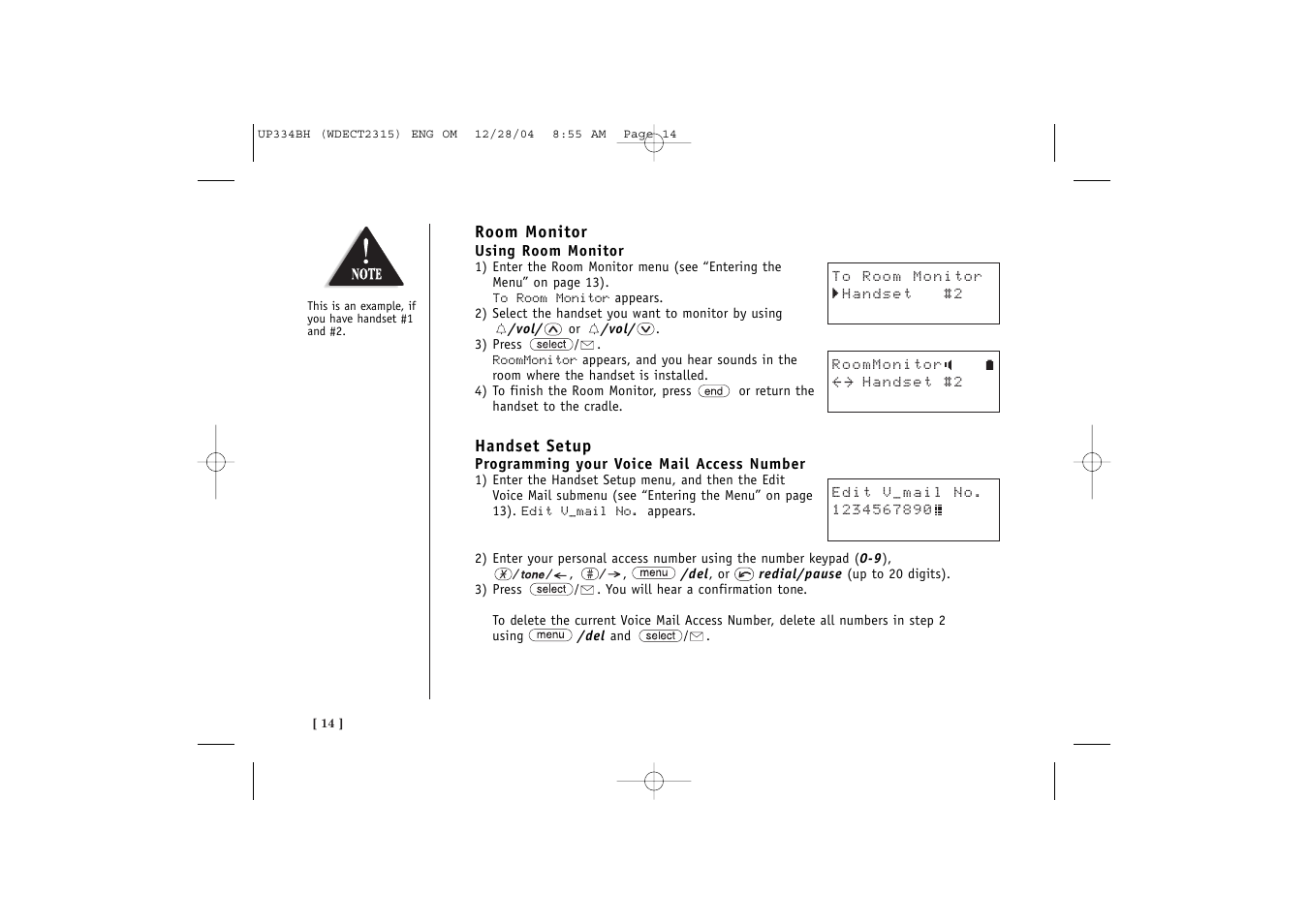Uniden 2315 User Manual | Page 20 / 60