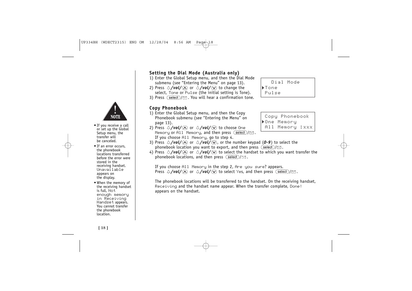 Uniden 2315 User Manual | Page 24 / 60