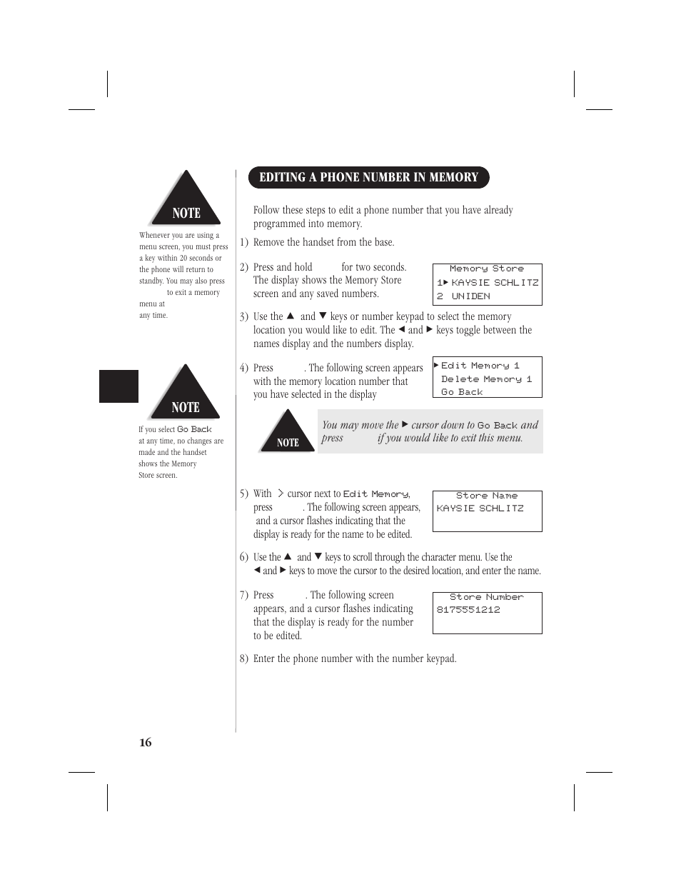 Using caller id 19 | Uniden 1EXI7960 User Manual | Page 20 / 33