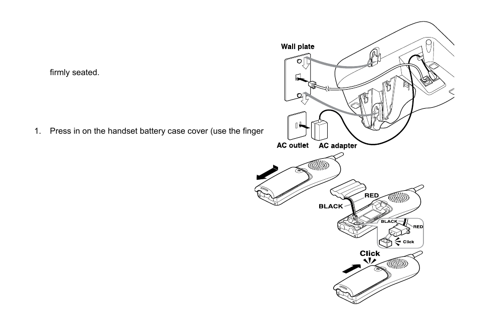 Installing the battery | Uniden DCT738 User Manual | Page 14 / 76