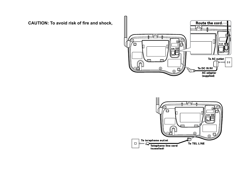 Connecting the base and charging the handset, Connecting to the phone line, Testing the connection | Uniden DCT738 User Manual | Page 15 / 76