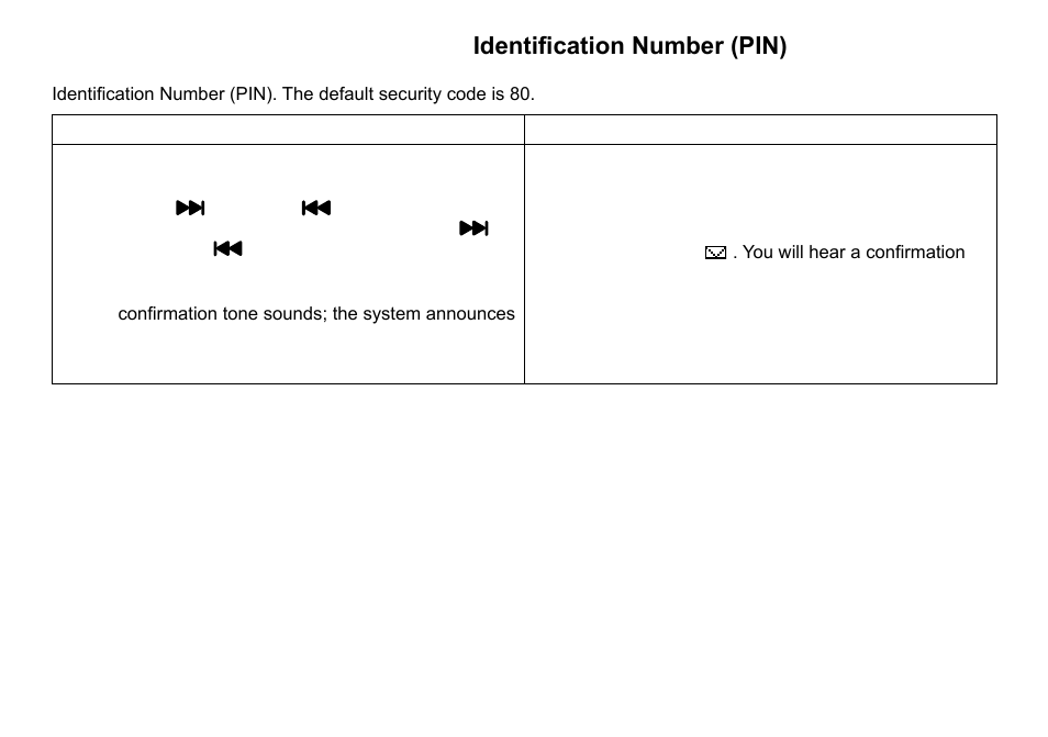 Setting a security code or personal identification, Number.(pin) | Uniden DCT738 User Manual | Page 50 / 76