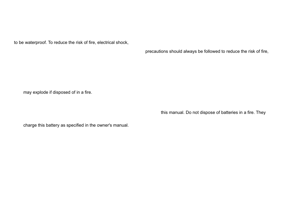 Precautions, Warning, Rechargeable nickel-metal-hydride battery warning | Important safety instructions, Save these instructions, Important.safety.instructions | Uniden DCT738 User Manual | Page 64 / 76