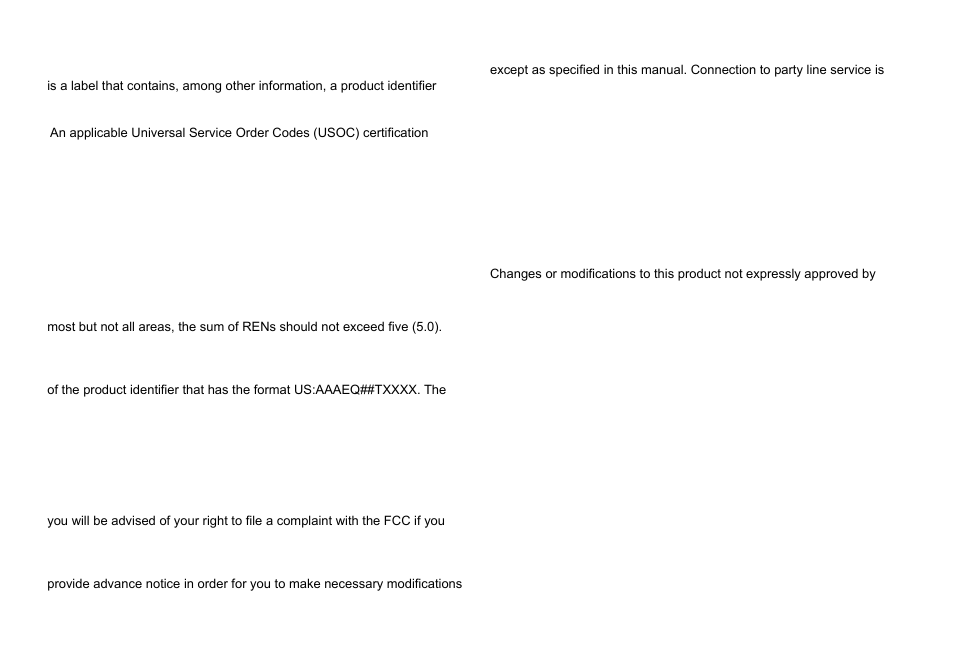 The fcc wants you to know, The.fcc.wants.you.to.know, 64 the fcc wants you to know | Uniden DCT738 User Manual | Page 65 / 76