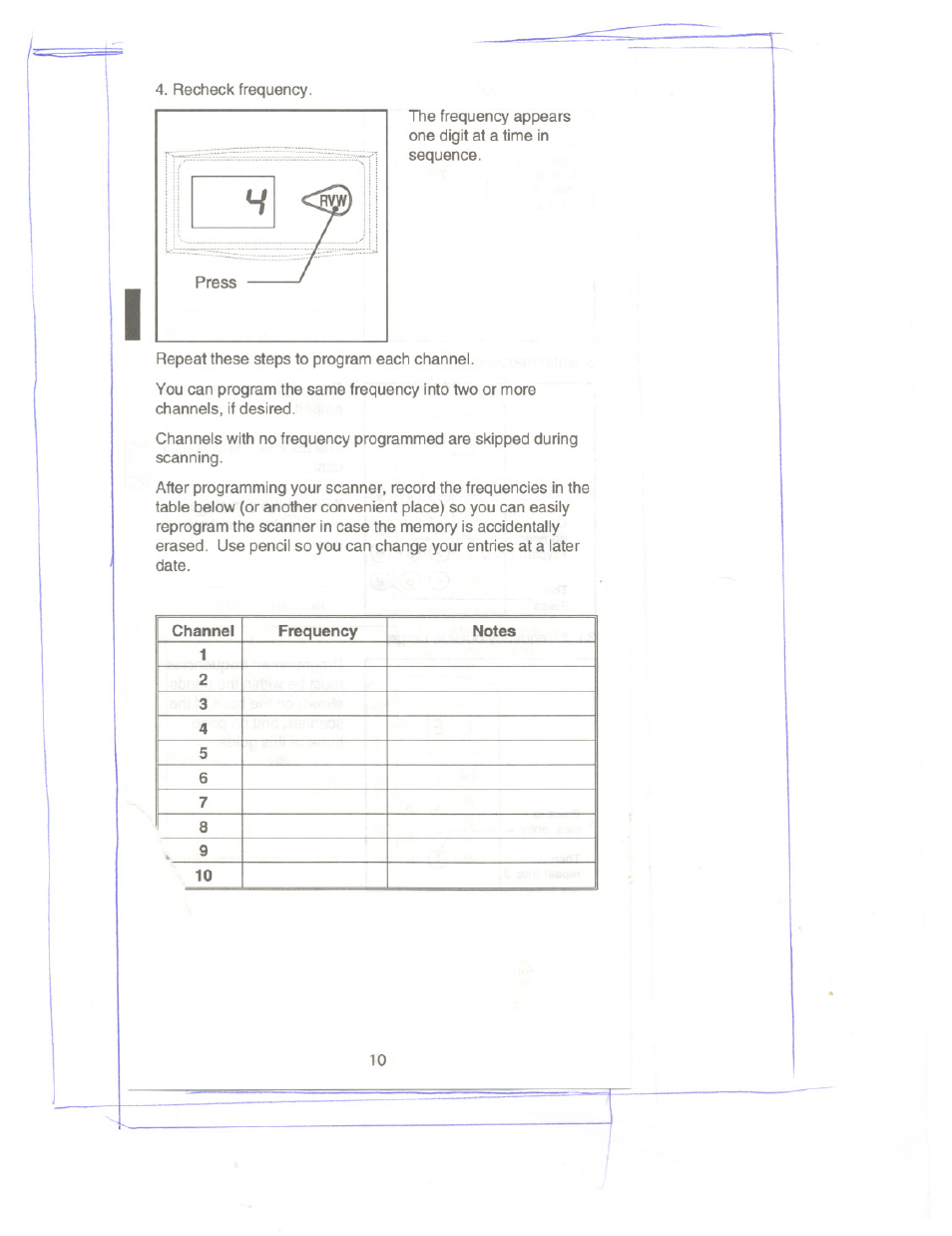 Uniden UBC60XLT User Manual | Page 12 / 28