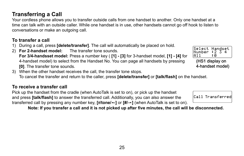 Transferring a call, To transfer a call, To receive a transfer call | Transferring.a.call | Uniden DXAI5688 User Manual | Page 26 / 68