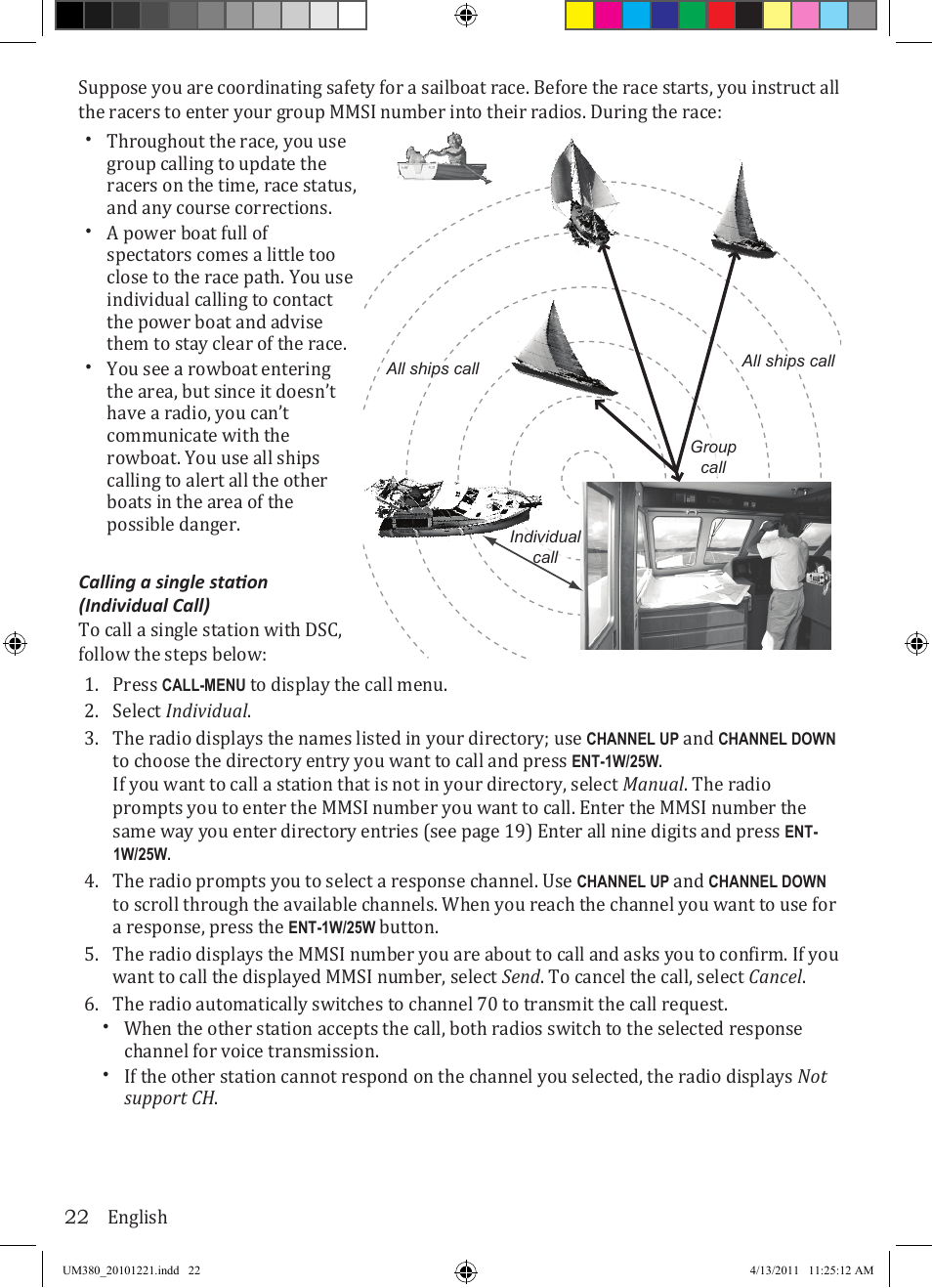 Uniden Waterproof DSC Marine Radio UM380 User Manual | Page 26 / 56