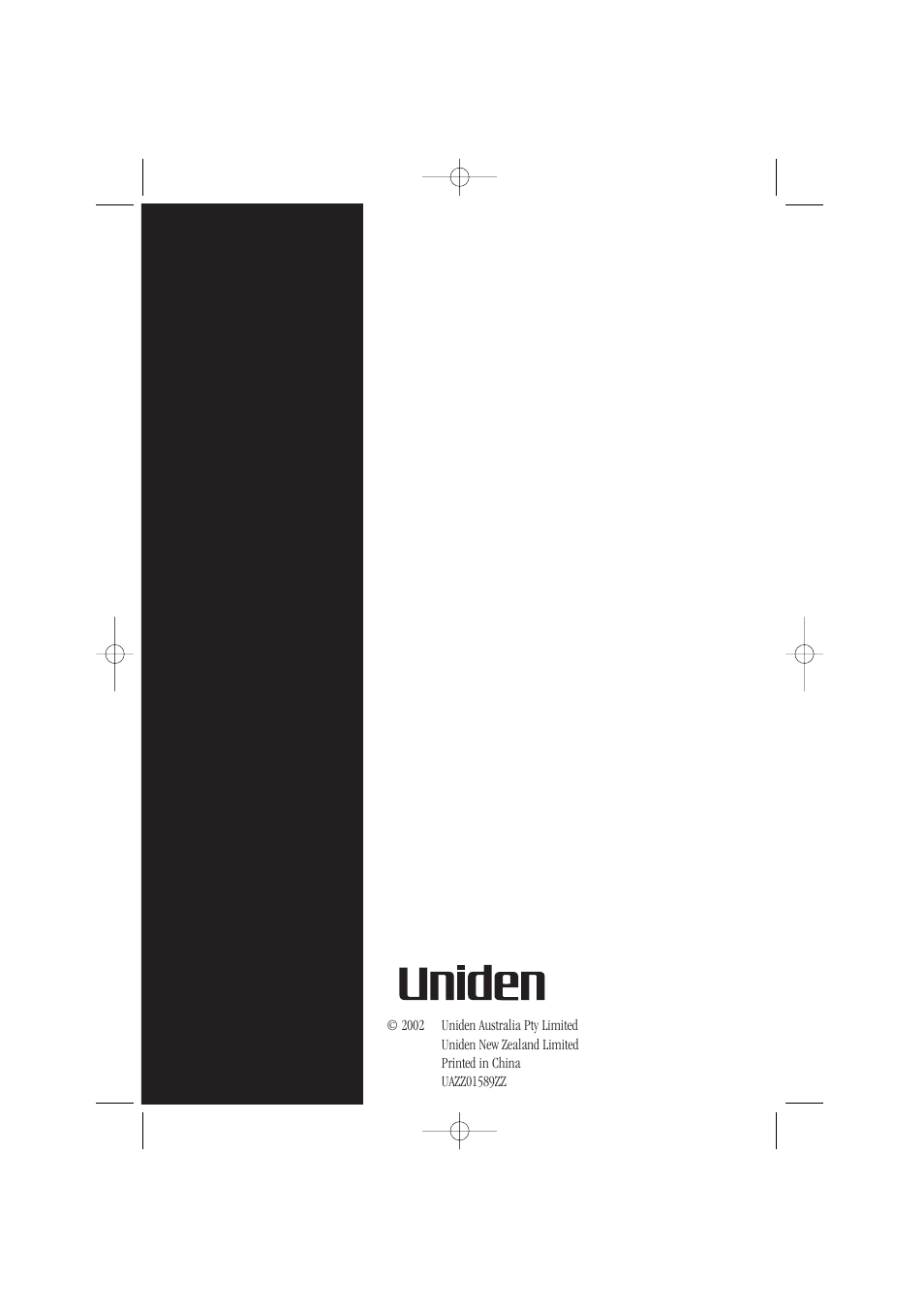 Uniden DECT1805 User Manual | Page 23 / 23