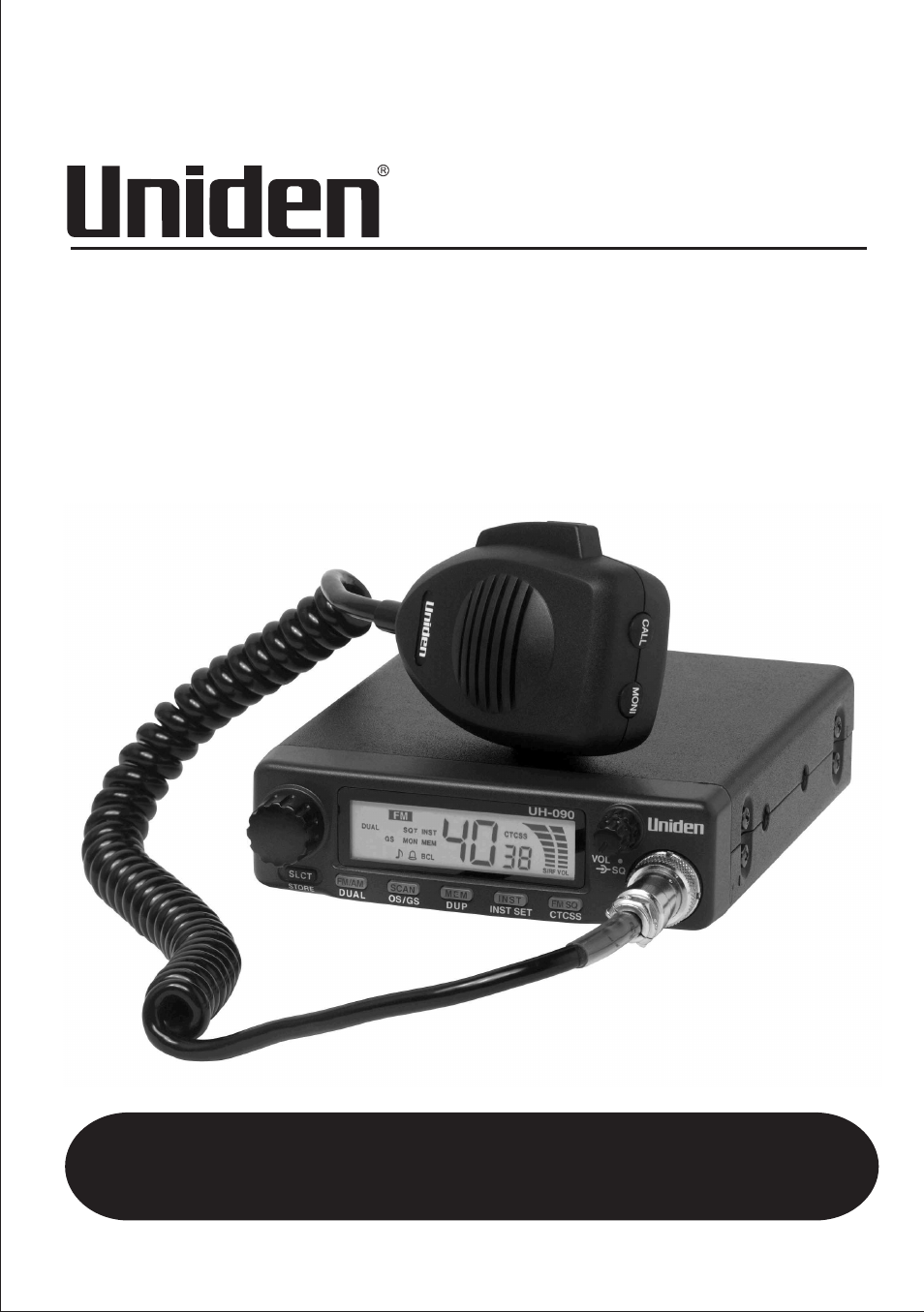 Uniden UH-090 User Manual | 16 pages