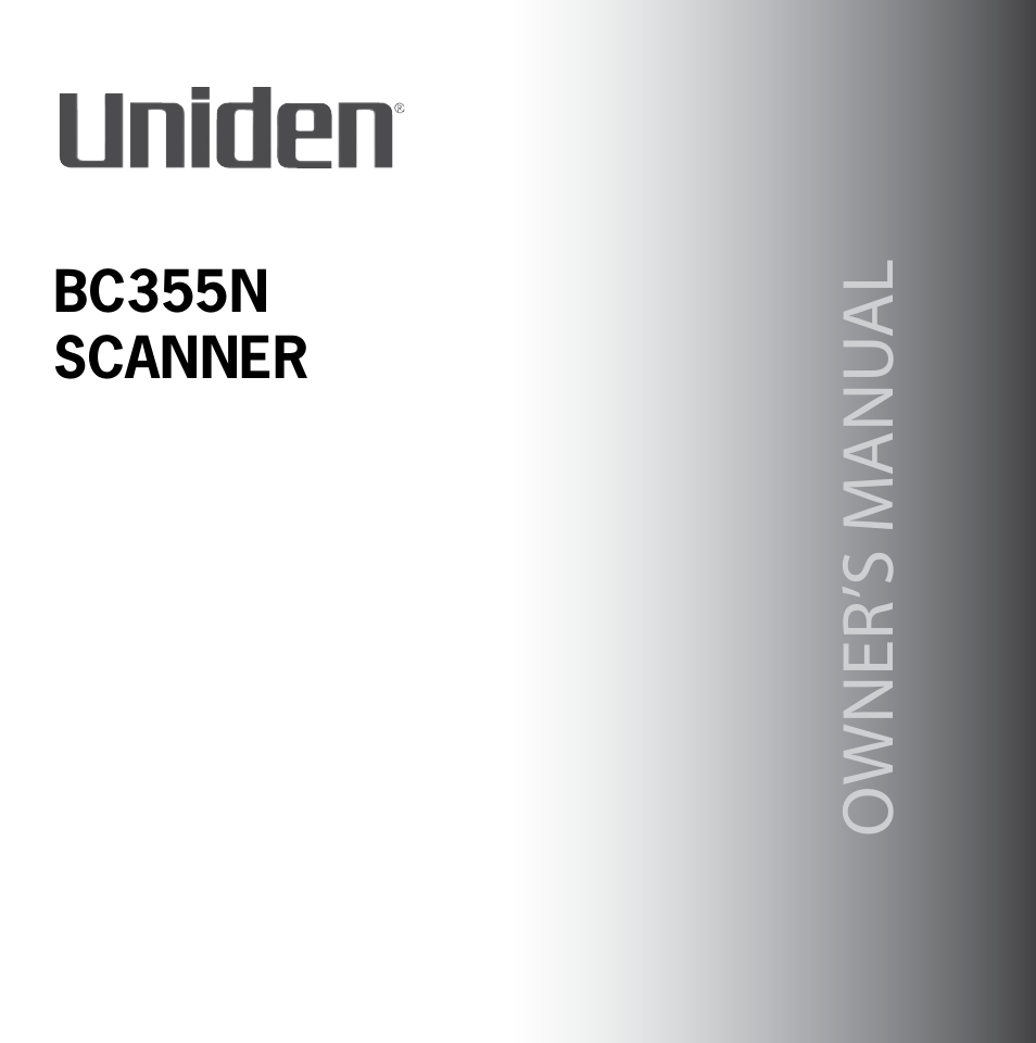 Uniden BC355N User Manual | 68 pages