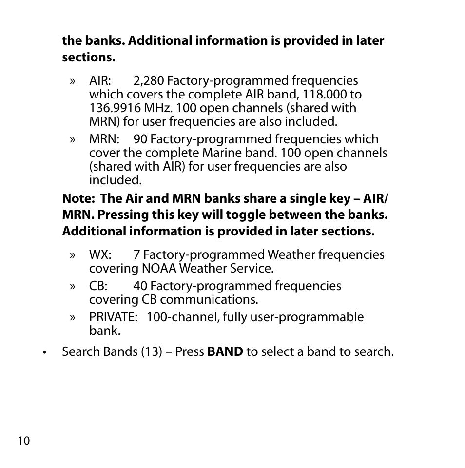 Uniden BC355N User Manual | Page 10 / 68