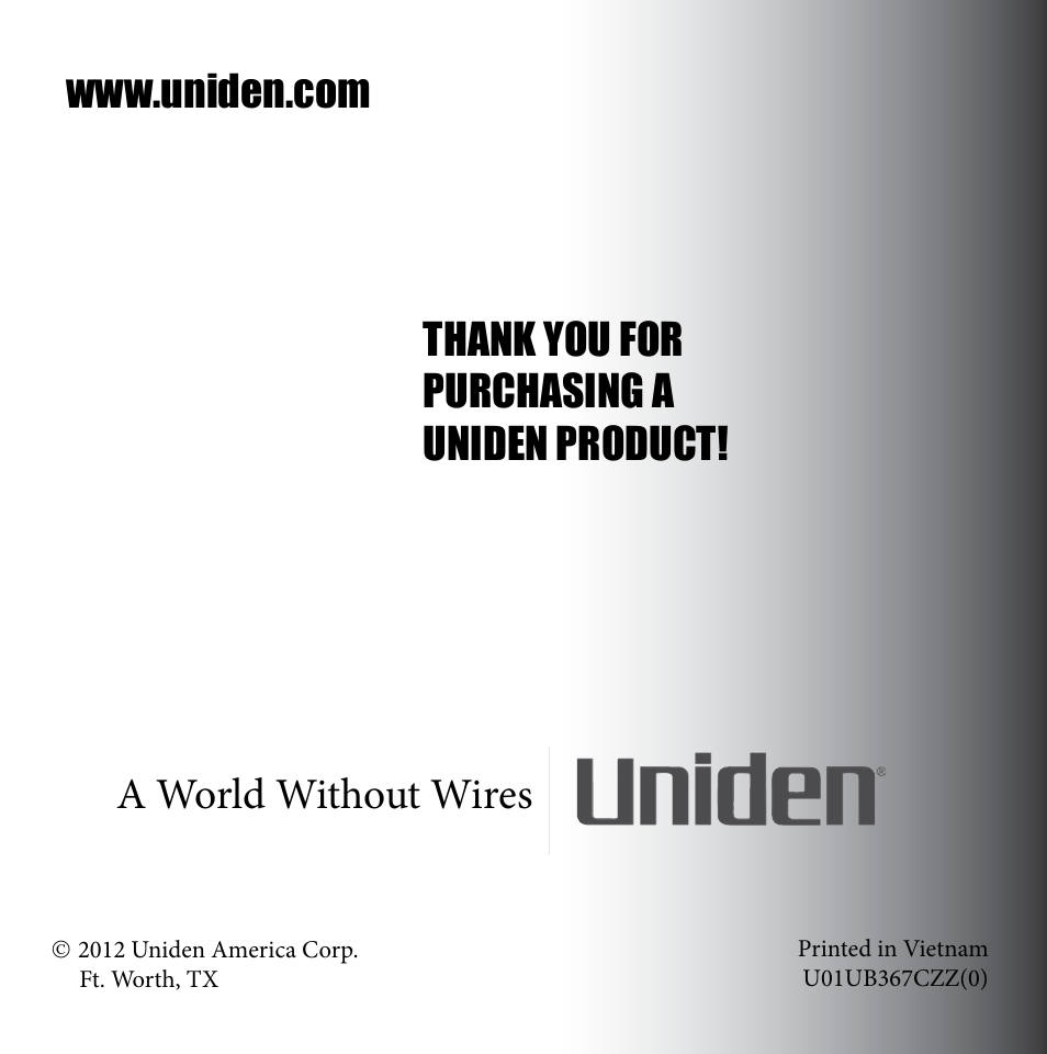 Uniden BC355N User Manual | Page 68 / 68