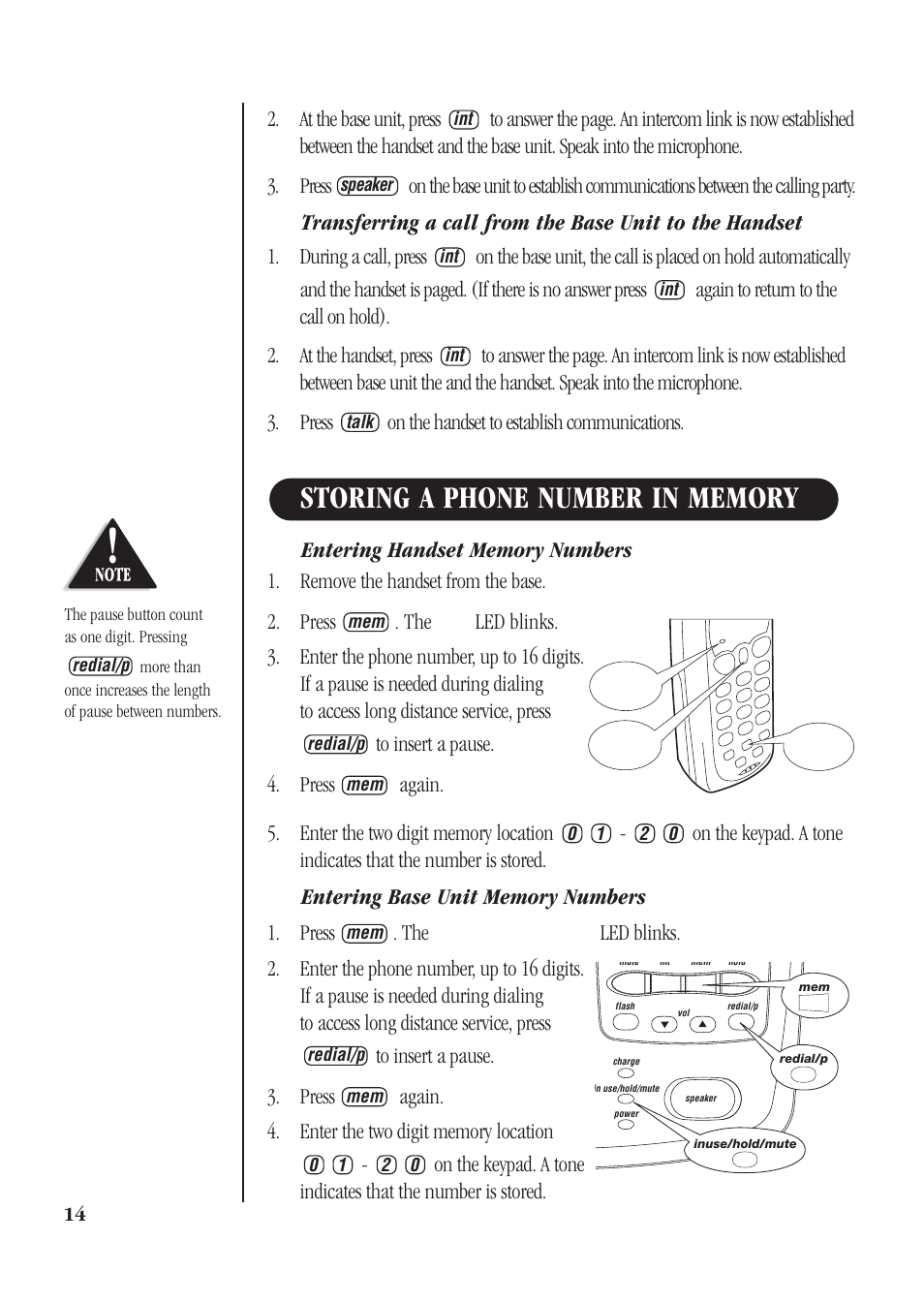 Uniden DG72 User Manual | Page 18 / 24