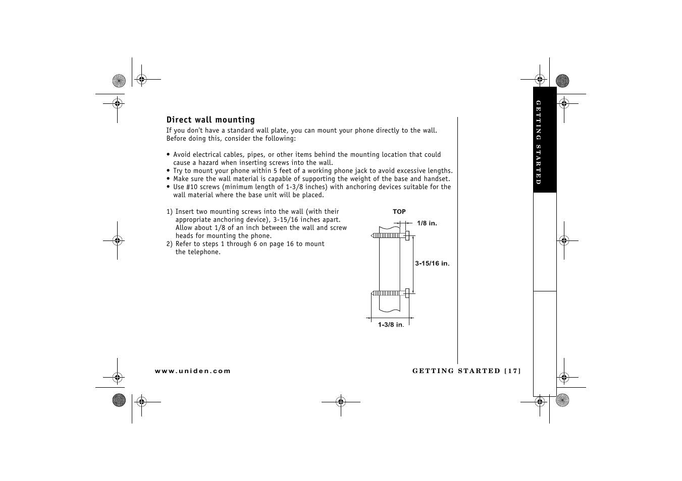 Uniden 2.4 User Manual | Page 19 / 68