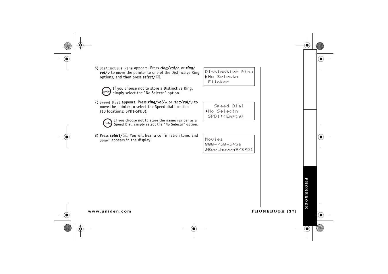 Uniden 2.4 User Manual | Page 39 / 68