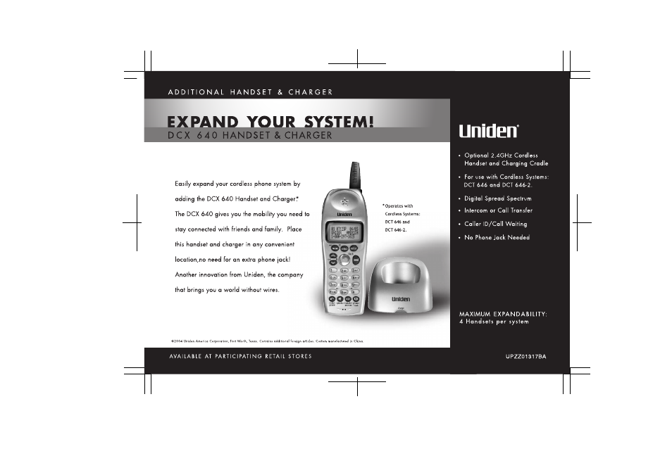 Uniden 2.4 User Manual | Page 68 / 68