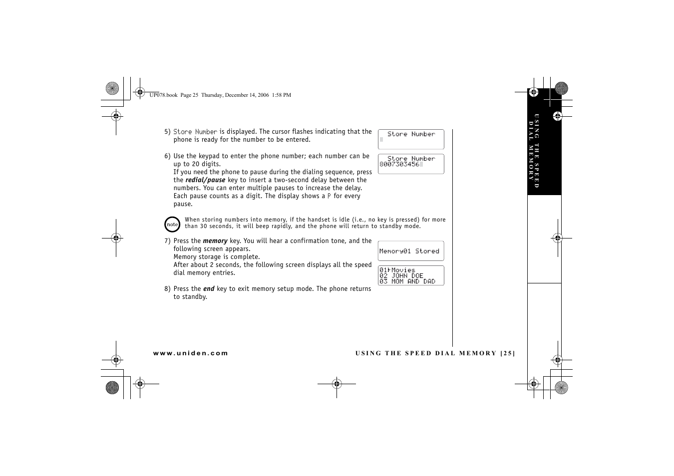 Uniden EXI 4246 User Manual | Page 26 / 47