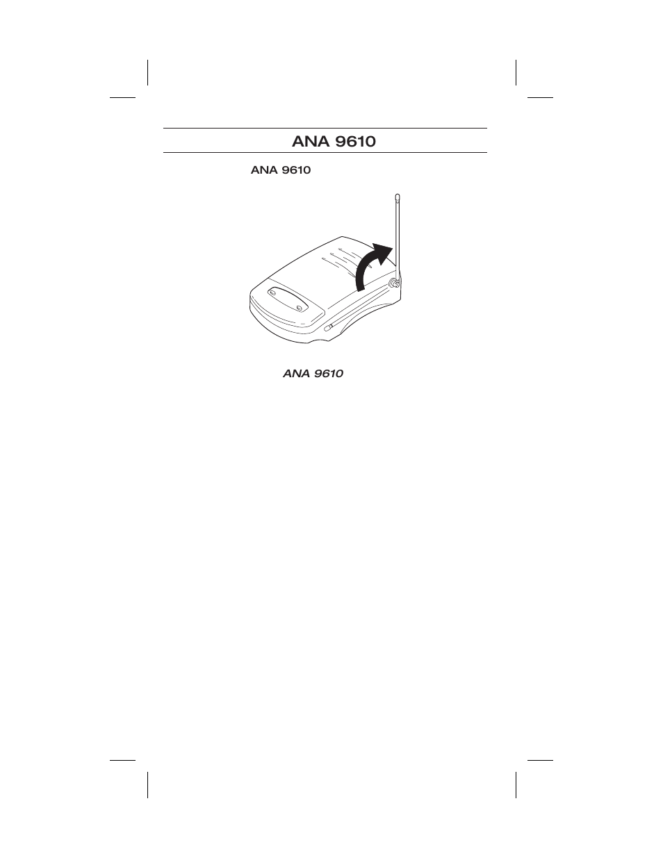 Using your ana 9610 handset | Uniden ANA 9610 User Manual | Page 28 / 46